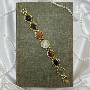 Vintage Gold Scarab Watch